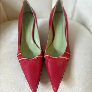 Elegant Red Women's Heels